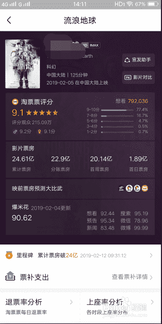 怎么在查看电影的票房(图1)